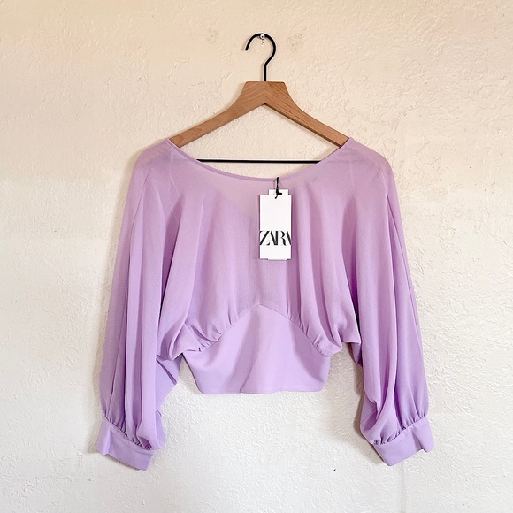 Zara Tops - Zara Fitted Waist Top